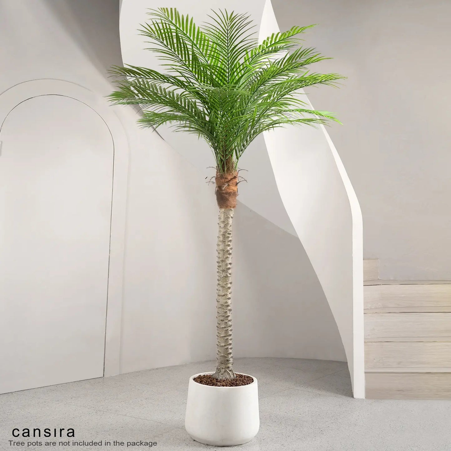 7/8/9 Ft Realistic Artificial Palm Tree for Patio Garden Decor
