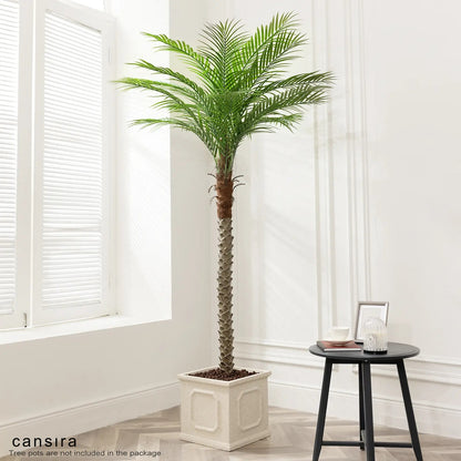 7/8/9 Ft Realistic Artificial Palm Tree for Patio Garden Decor