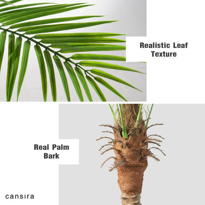 7/8/9 Ft Realistic Artificial Palm Tree for Patio Garden Decor