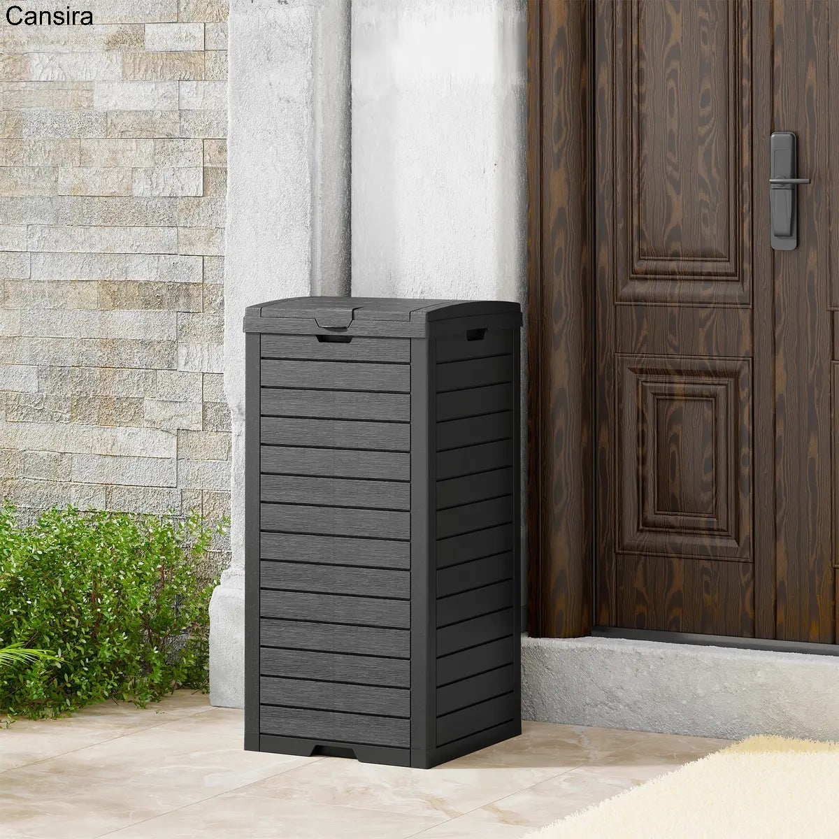 31-Gallon Outdoor Trash Can with Lid