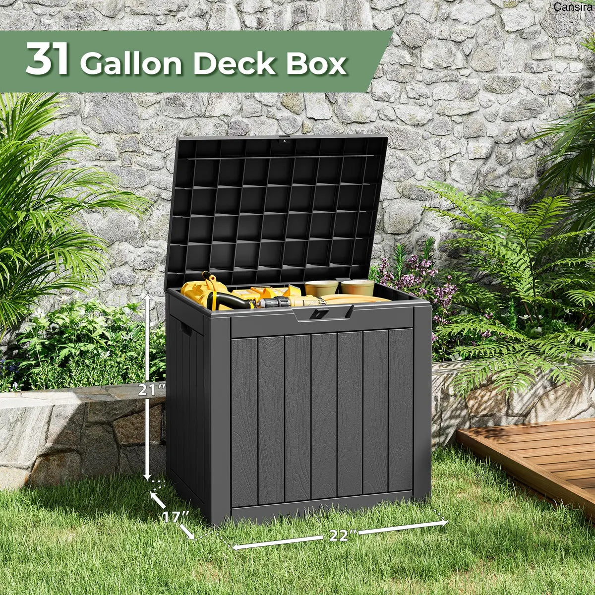Weatherproof Lockable Outdoor Storage Box