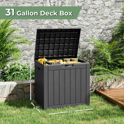 Weatherproof Lockable Outdoor Storage Box