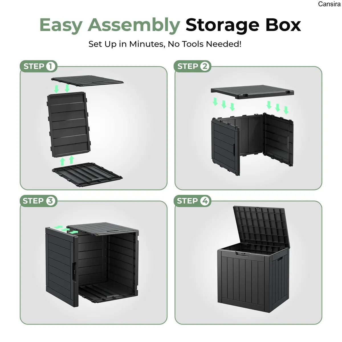 Weatherproof Lockable Outdoor Storage Box