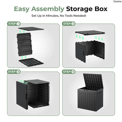 Weatherproof Lockable Outdoor Storage Box