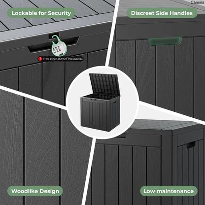 Weatherproof Lockable Outdoor Storage Box