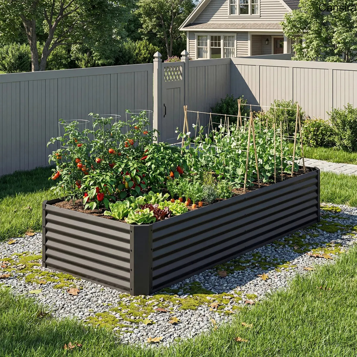 Raised Garden Bed Kit Planter Box Set with Gloves