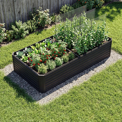 Raised Garden Bed Kit Planter Box Set with Gloves