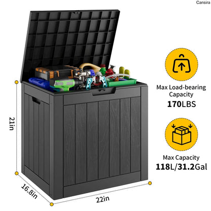 Weatherproof Lockable Outdoor Storage Box