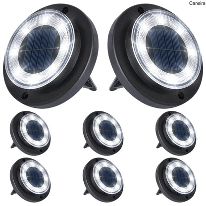 Solar Ground Lights Waterproof Pathway Set